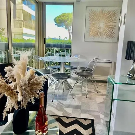 Magnifique T2 Luxe Cannes Privee Piscine Tennis Restaurant *